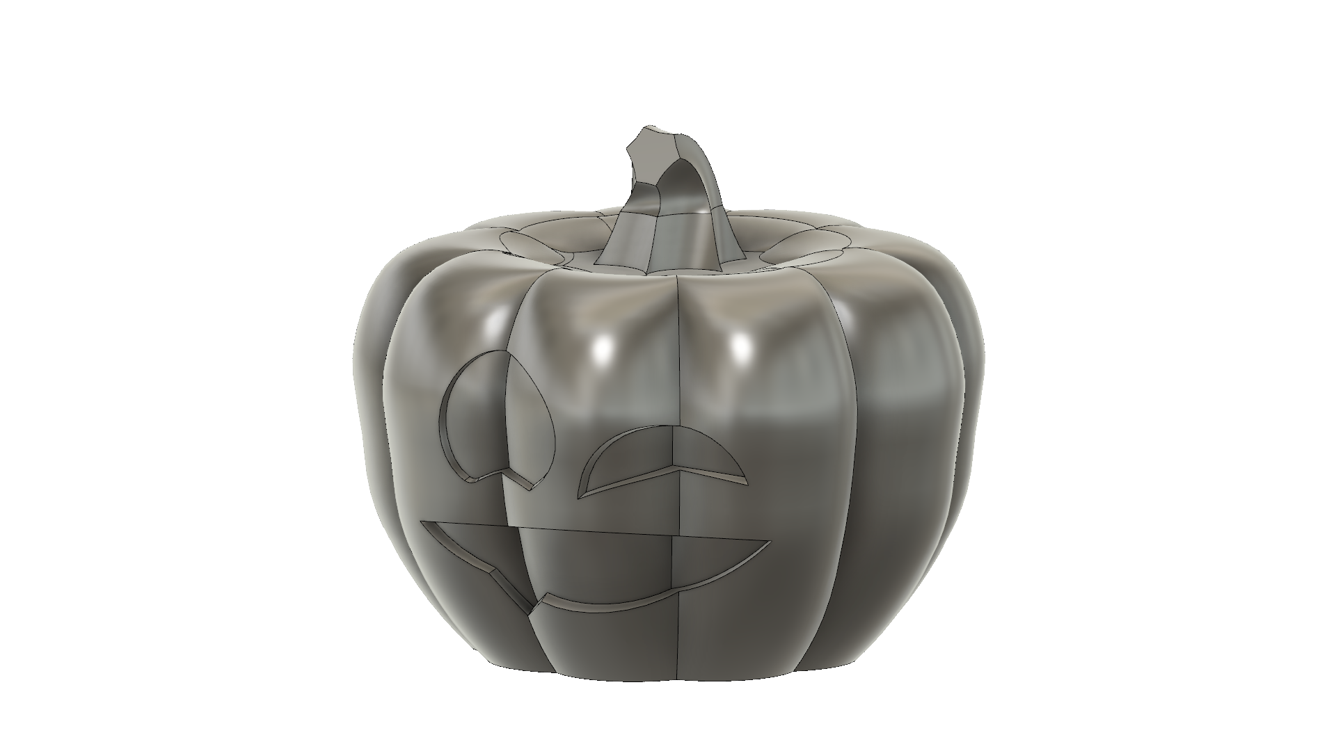 Miniatura 5 do modelo 3D Kawaii Jackolantern