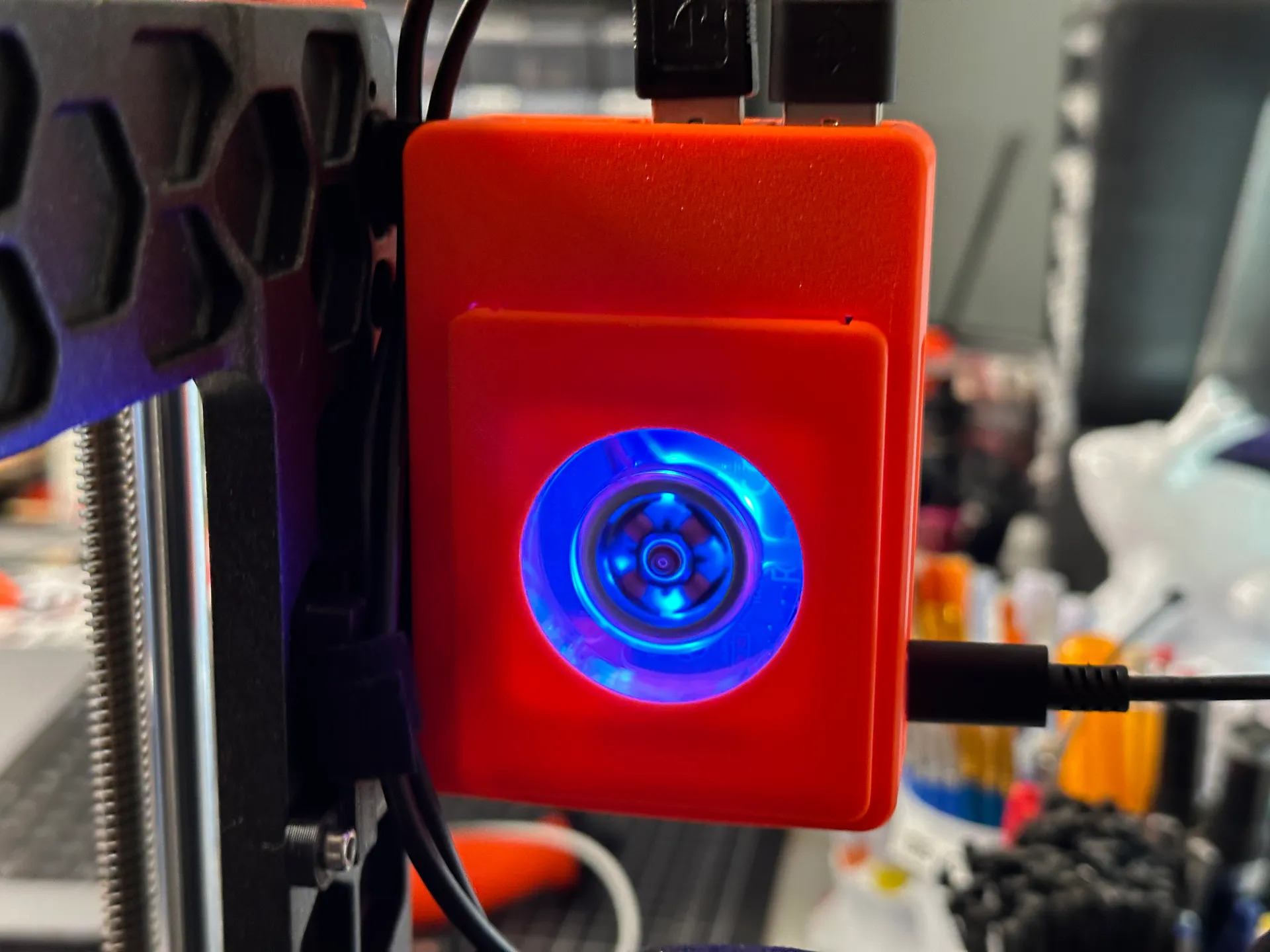Offset side rail for Sneaks Pi case on Prusa MK4 3D model thumbnail