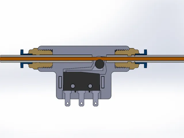 Filament runout sensor for reverse bowden