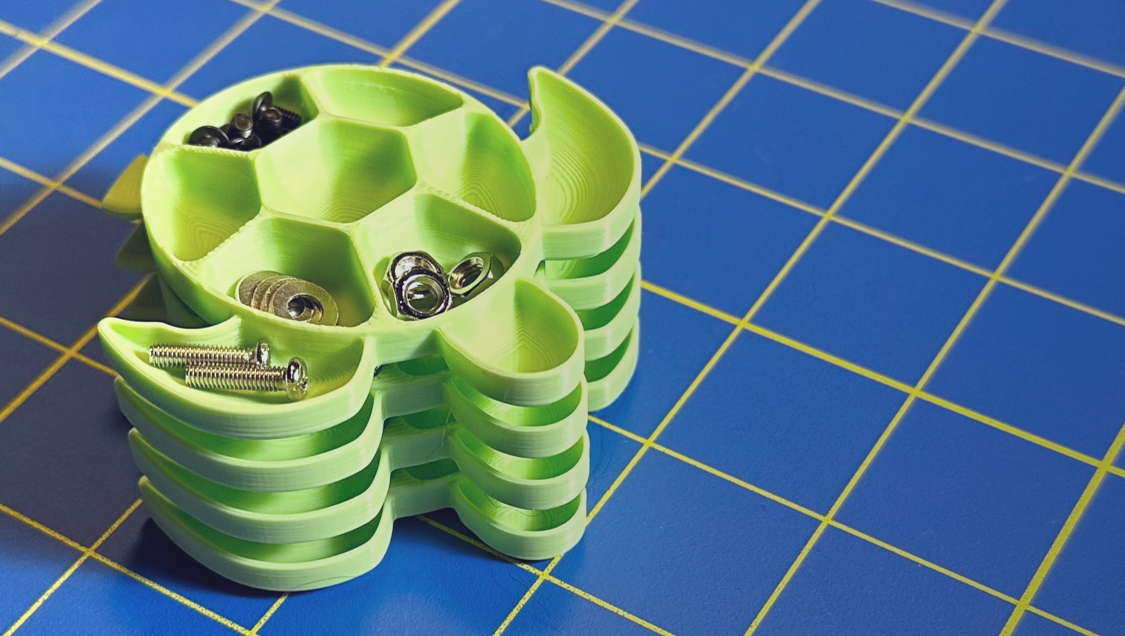 Stacking Sea Turtle Small Parts Tray