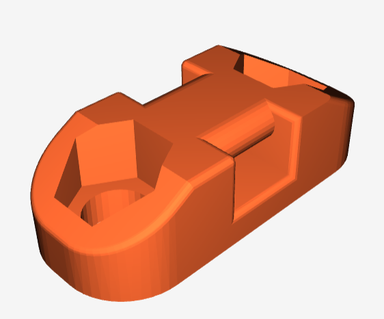 Cable tie holder 5mm width (Kabelbinderhalter 5mm breit)