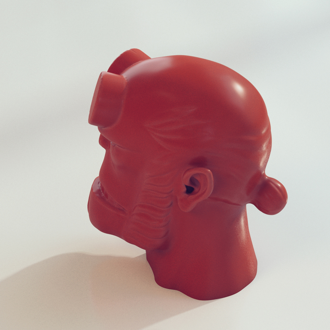 Miniatura 2 do modelo 3D Hellboy Bust