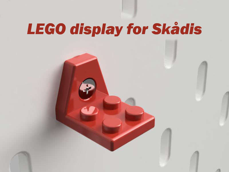 LEGO hook for Skadis