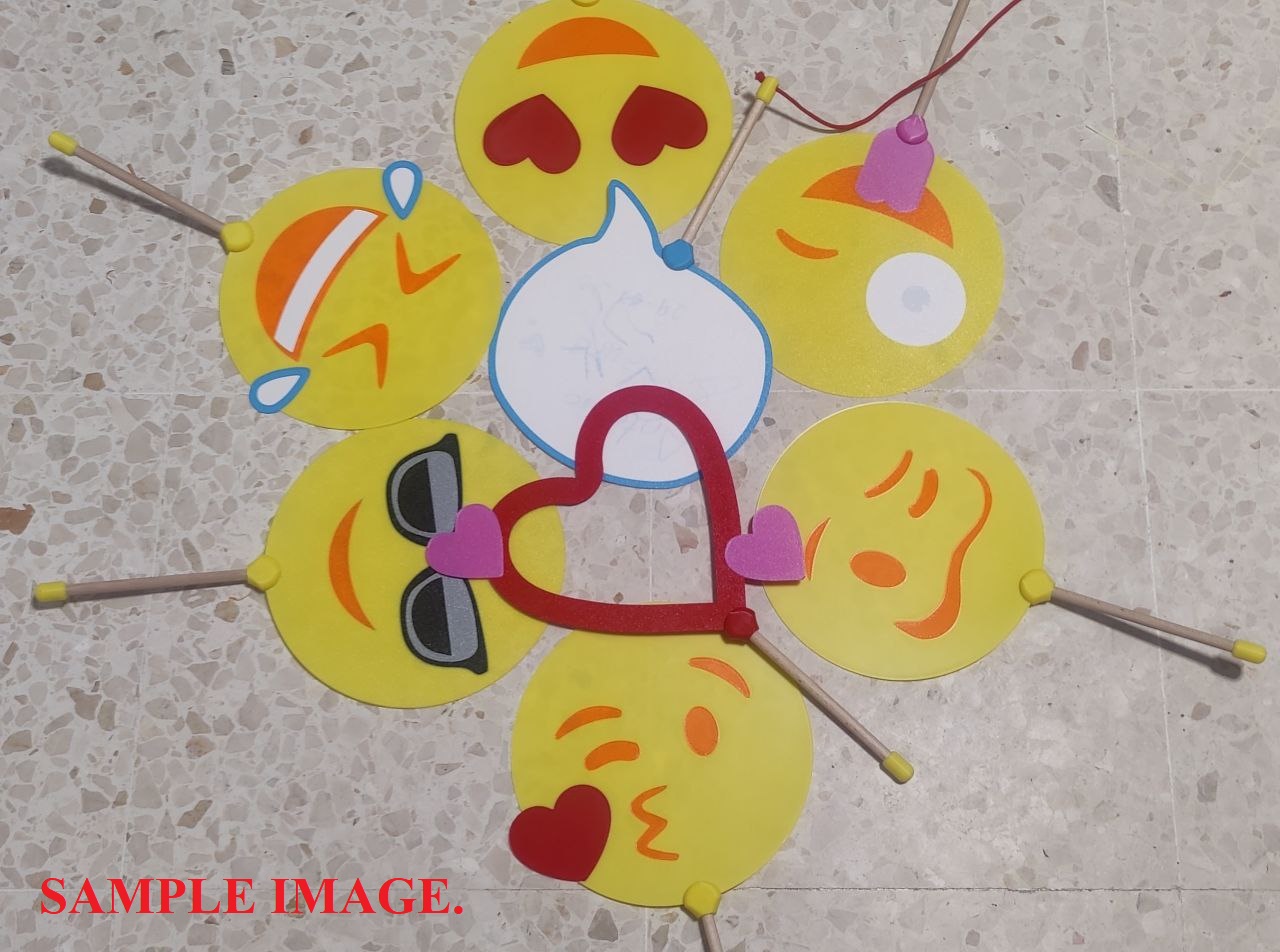 EMOTICONS FOR PHOTOCALL/PARTIES, ETC. / EMOTICONOS PARA PHOTOCALL/FIESTAS, ETC