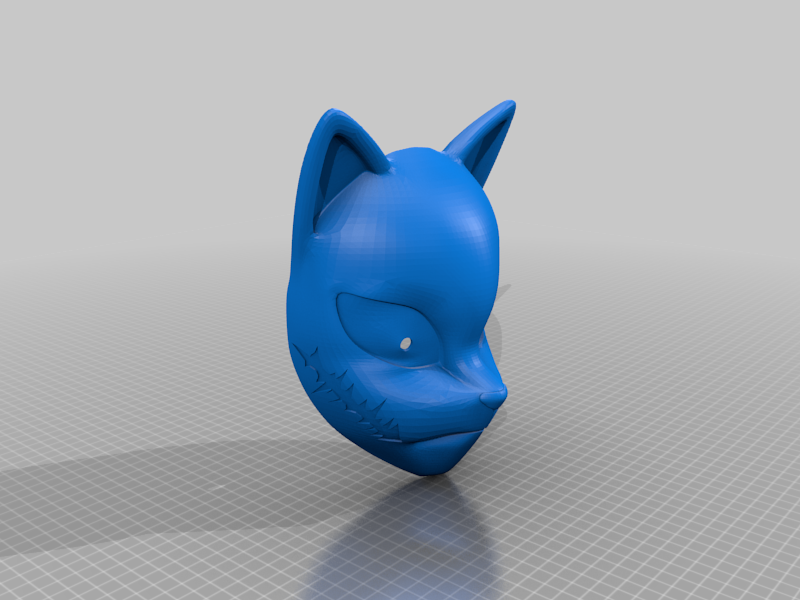 Sabito Mask with scar by Clonan | Download free STL model | Printables.com