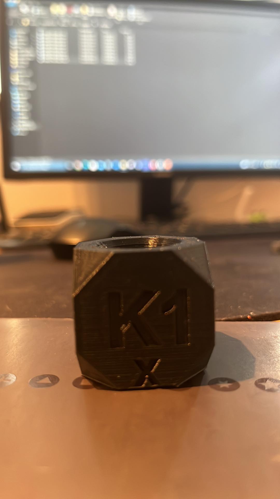 Creality K1 Test Cube by Mike Foged, Download free STL model