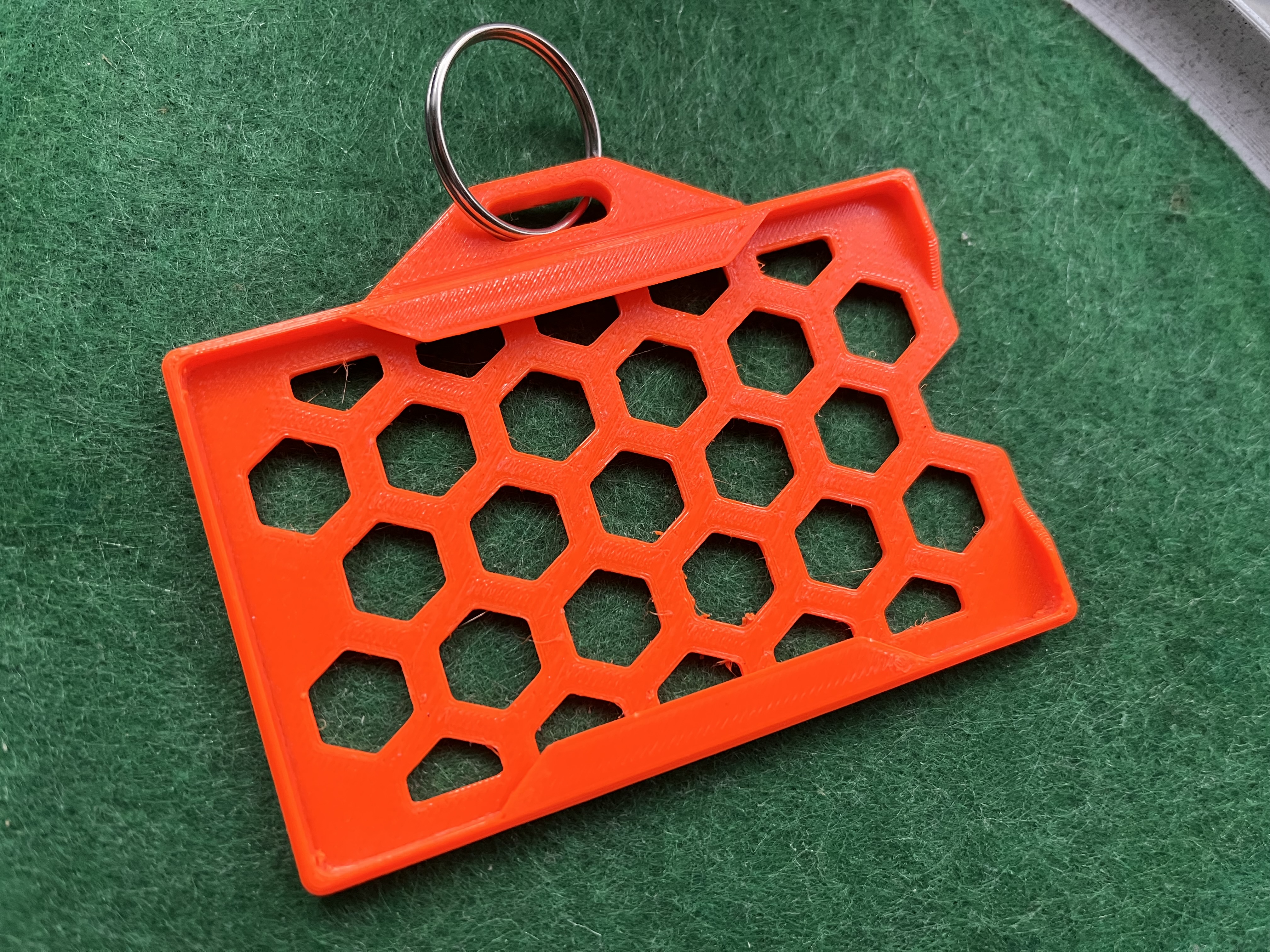 Badge Holder Hexagons Strengthened