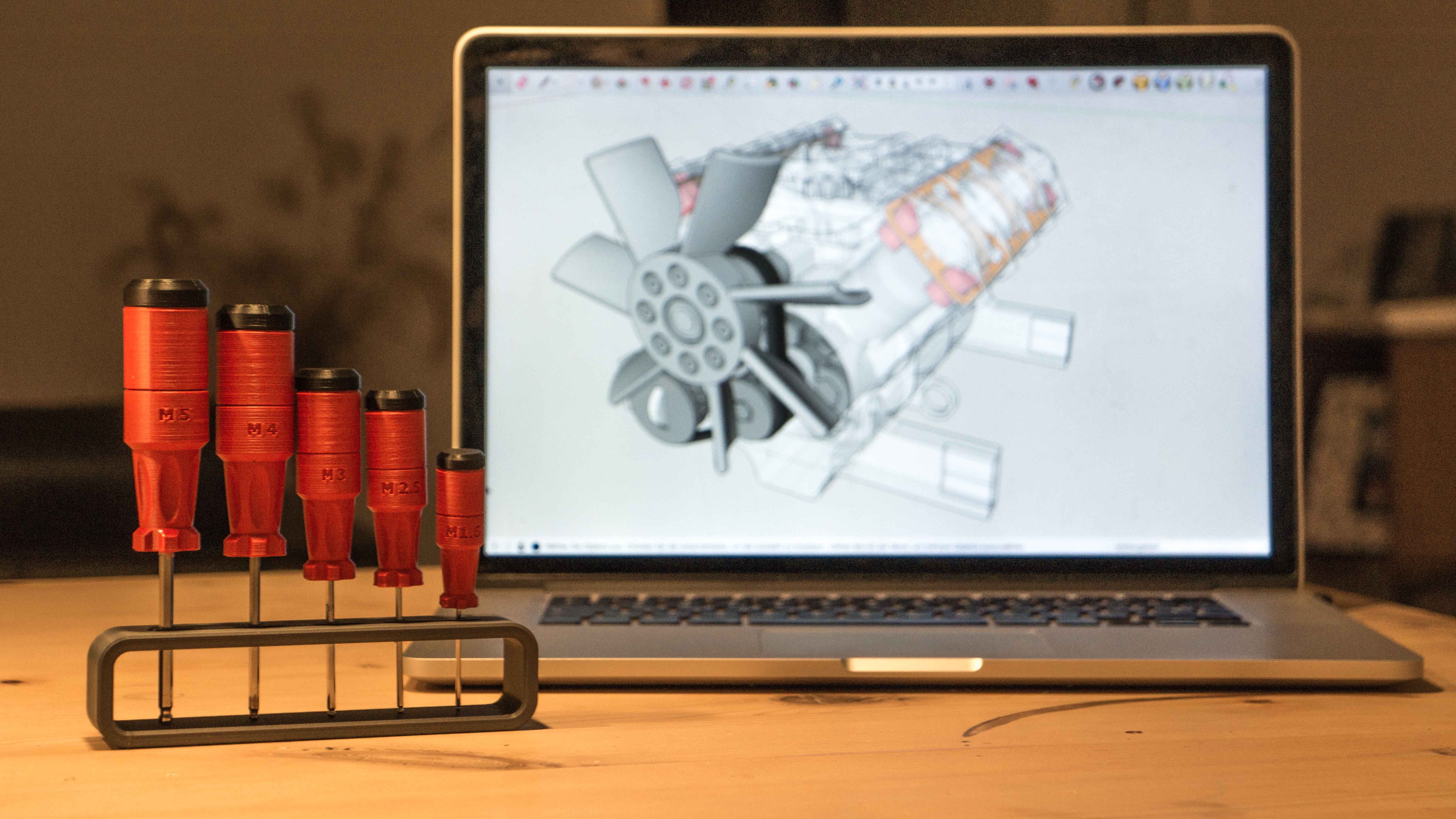 Miniatura 2 do modelo 3D Allen Screwdriver