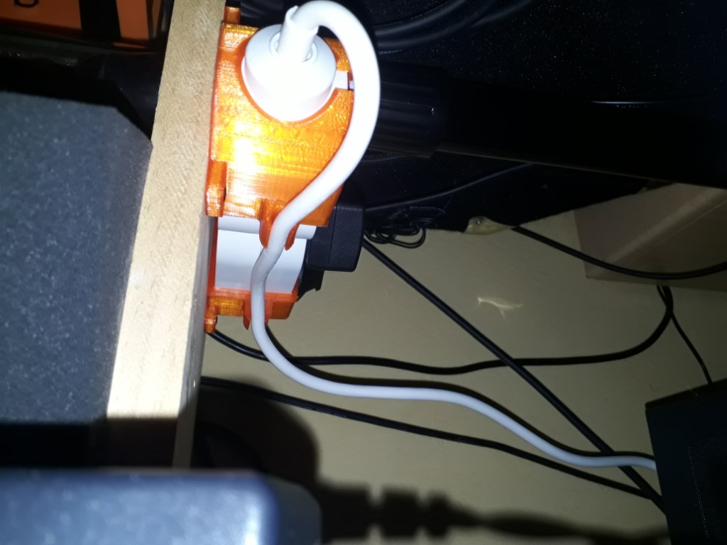 Power strip bracket rounded