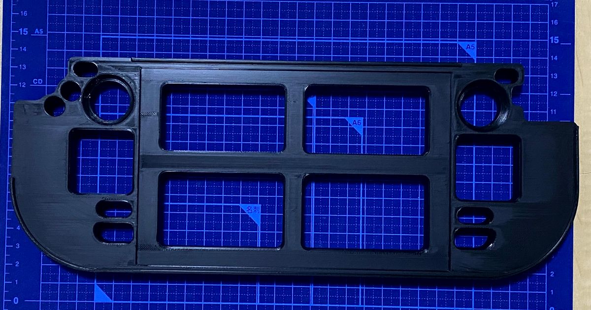 Steam Deck Repair Jig 3D print supporting a handheld during repair work