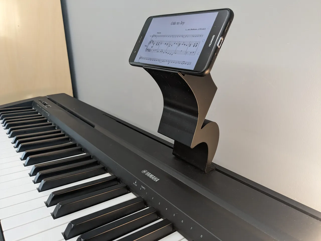 Phone Music Rest for Yamaha Digital Piano by 3Dri | Download free STL model  | Printables.com