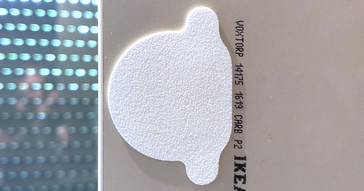 Cover for Ikea hinge pocket by mistic100 Download free STL model