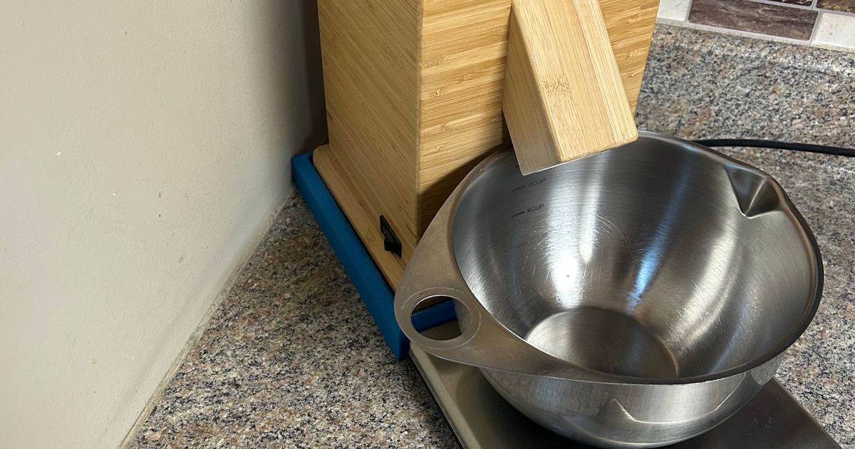 NutriMill Grain Mill Riser by zBoat0124 | Download free STL model ...