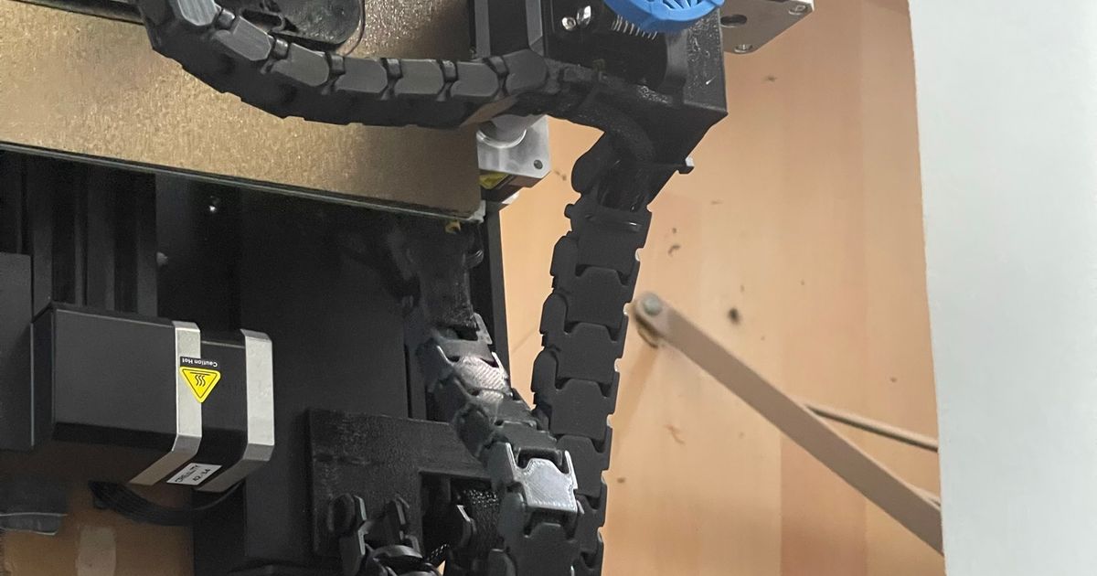 Cable chains and connectors for Creality Ender3 v2 Neo by Corto