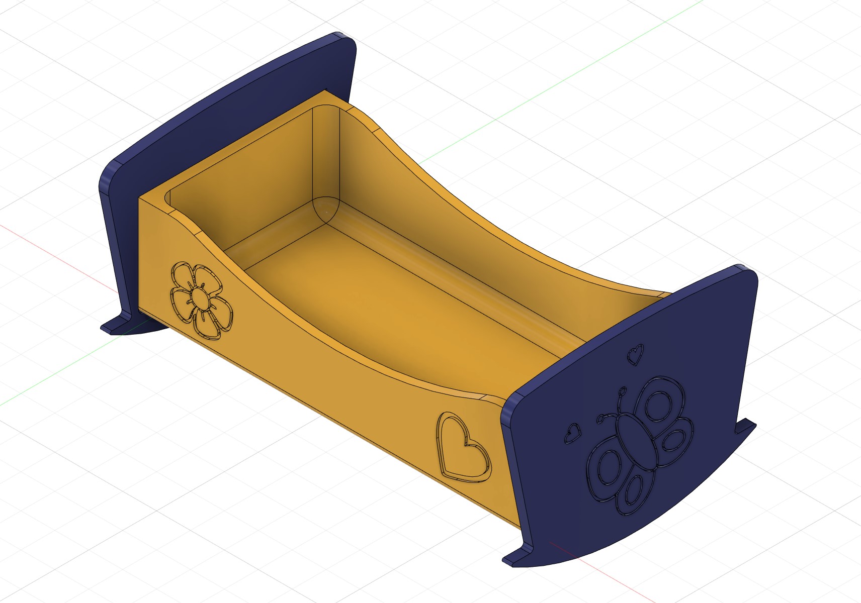 Toy Dolls Bed / Cradle for kids