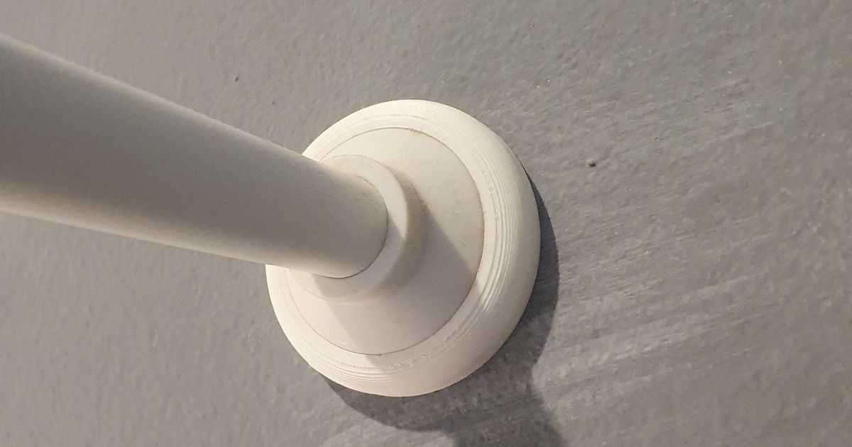 Ikea Shower Curtain Rod Holder by Mensa Download free STL model