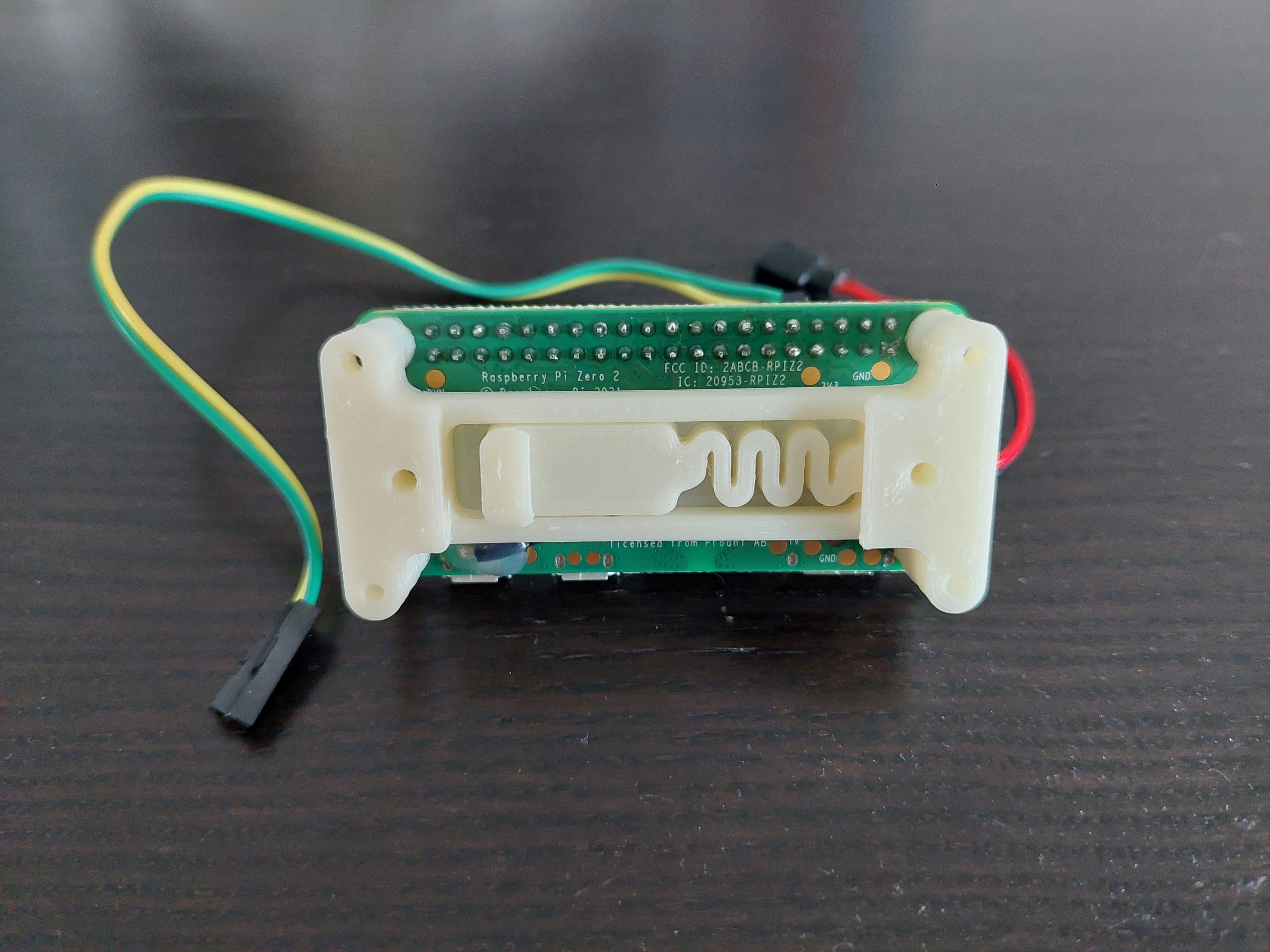Raspberry Pi Zero 2 W DIN rail mount clamp by KarolNI Download free