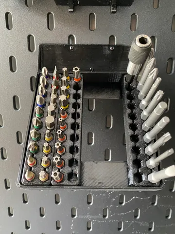 Ikea Skadis Angled Modular Bit Holder (T-Nut-System)