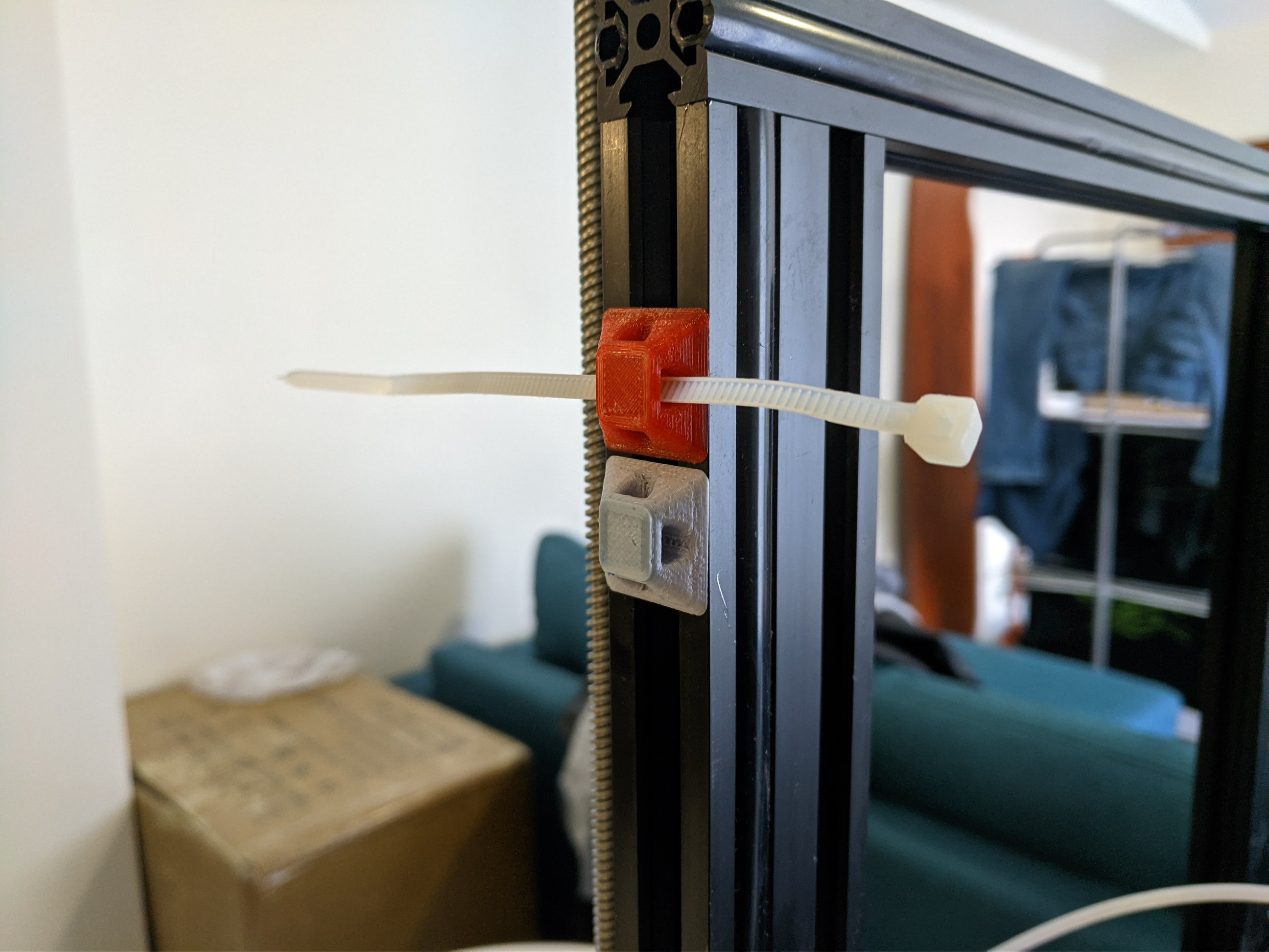 Miniatura 3 do modelo 3D Zip / Cable Tie Mount v2