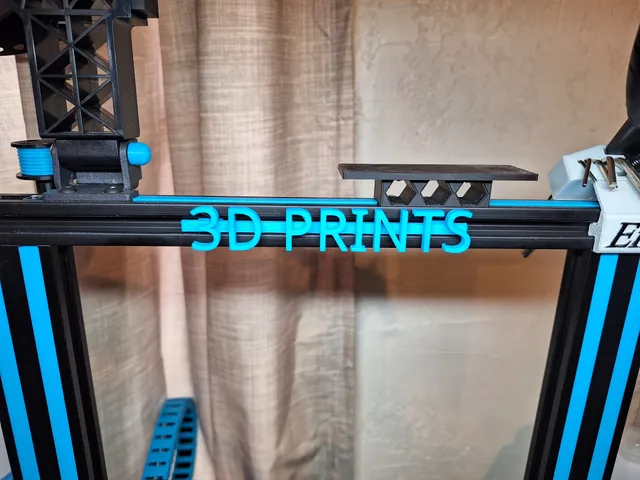 3D Prints rail sign