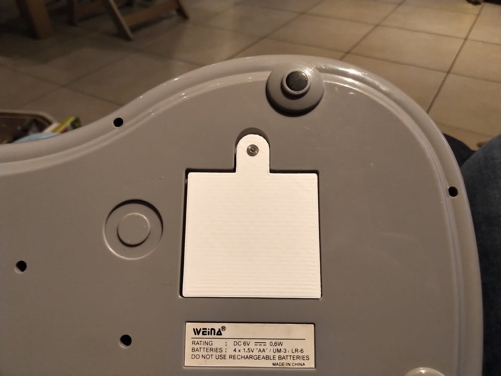Weina guide light piano battery lid
