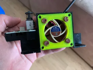 Noctua (40mm) fan adapter for GameCube