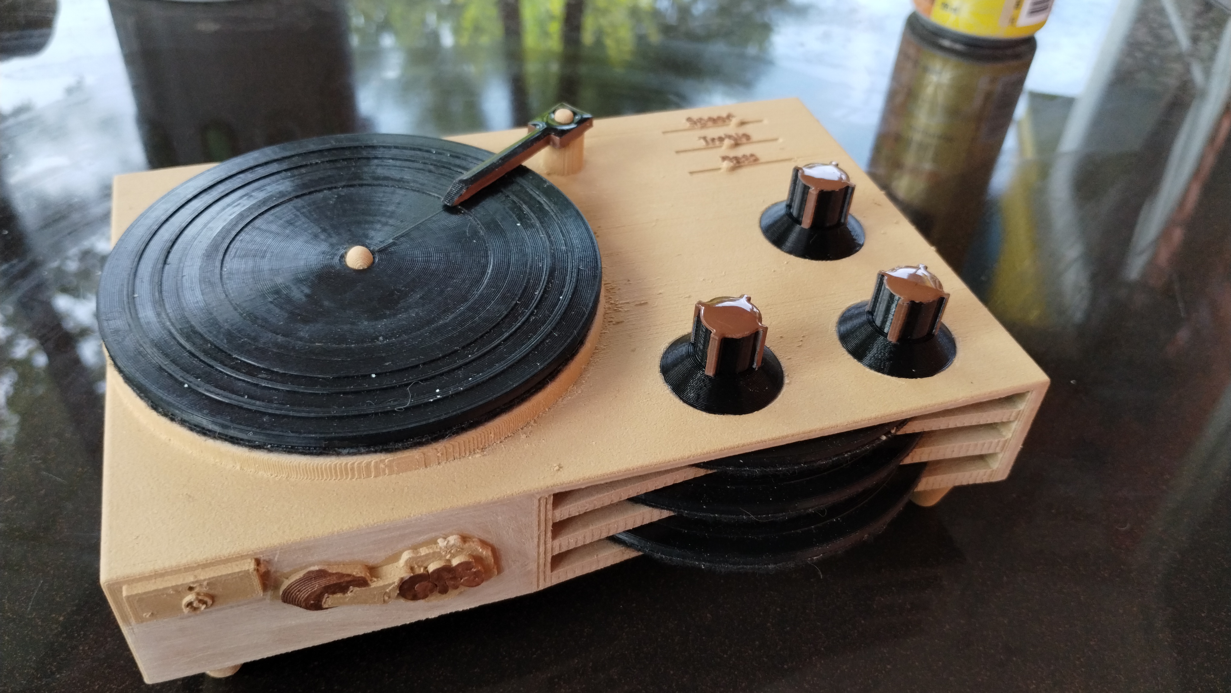 Record Player Coaster Set