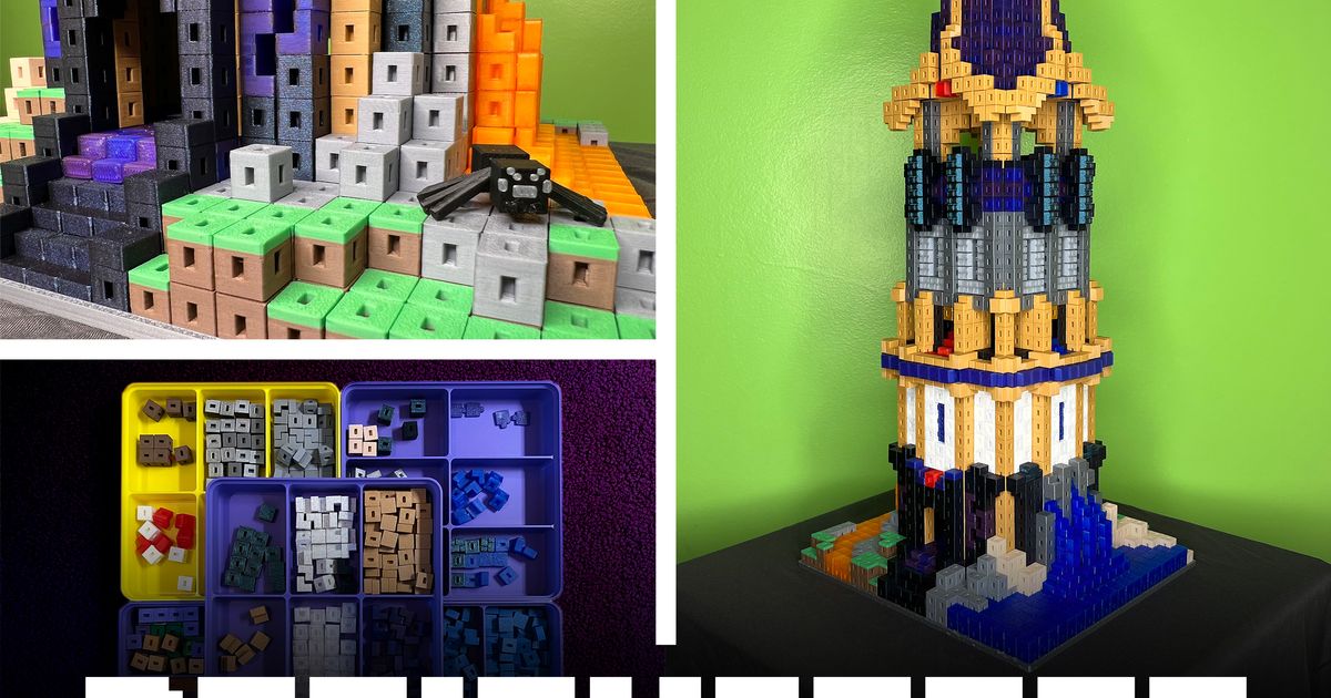 DesignCraft Building Blocks inspired by Minecraft by DesignCraft