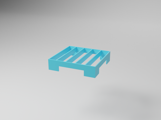Miniatura 2 do modelo 3D Minimalistic toaster plates stand