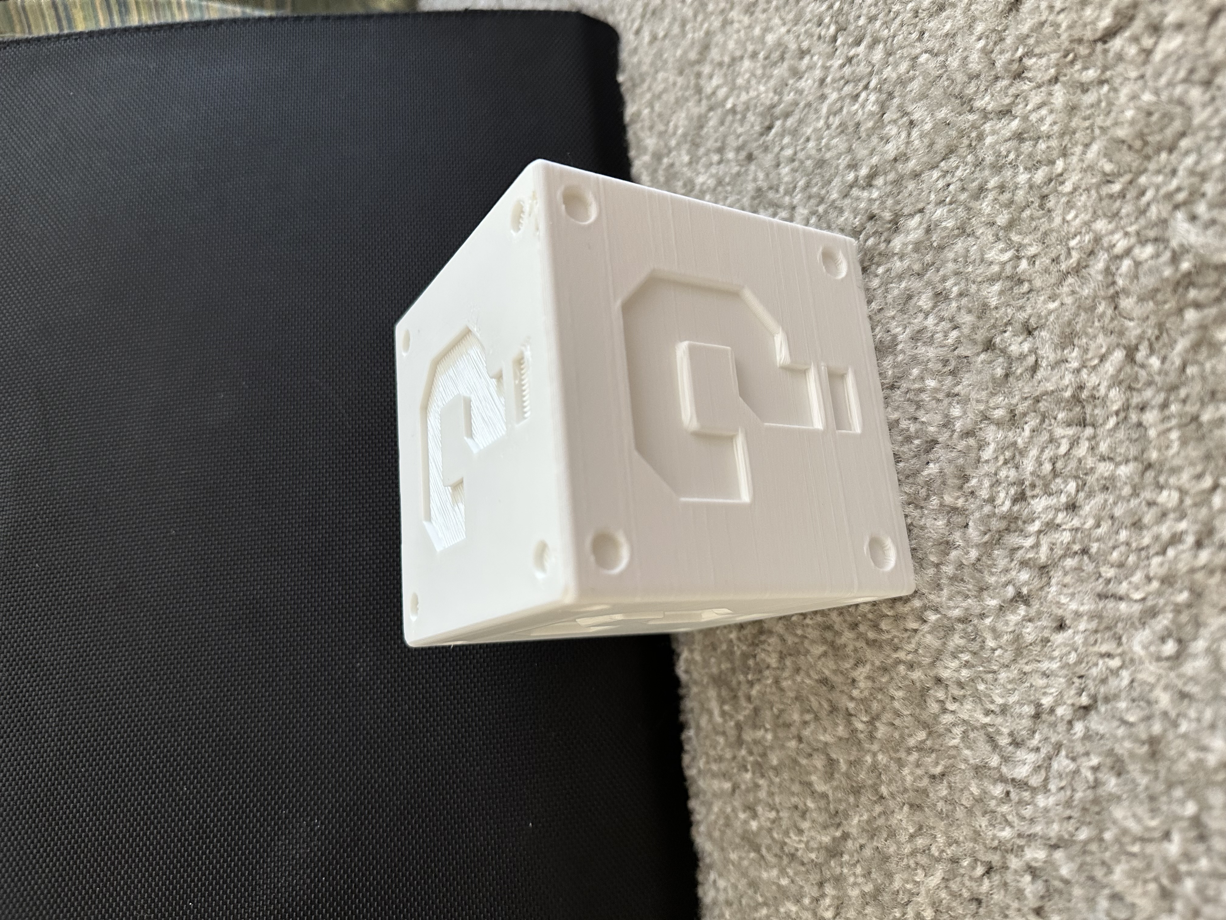 Mario Question Block Sand Mold