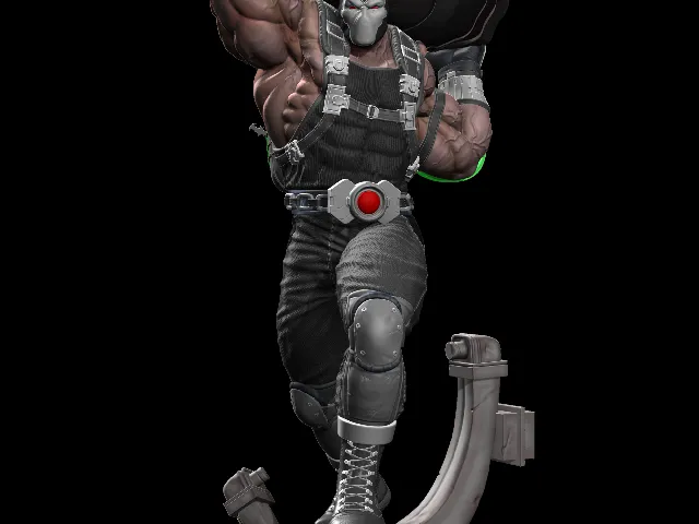Bane villain + coupons Batman DC Comics fanart STl 3d printing by CG Pyro