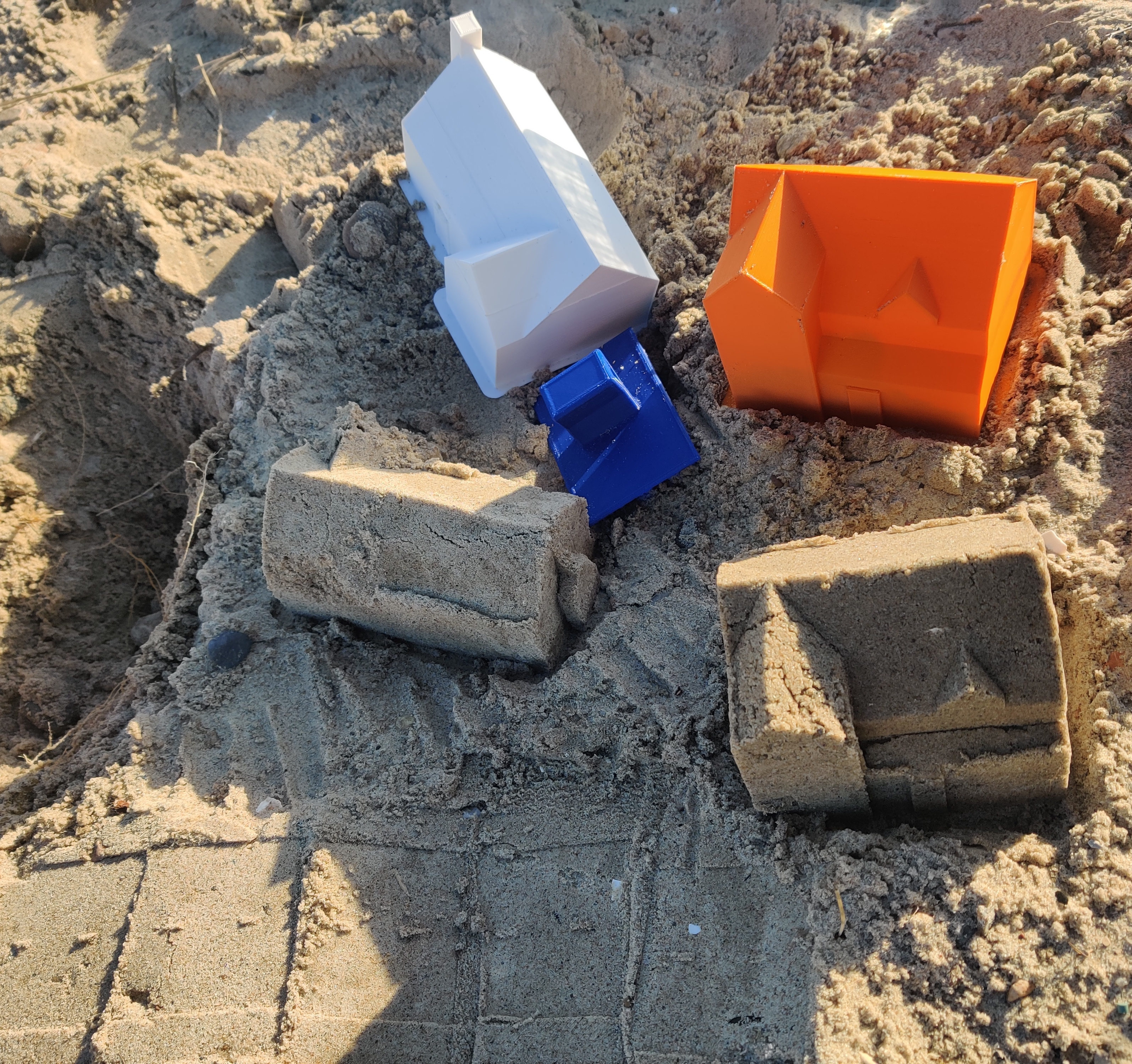 Sand City Creation Kit, 1:64 scale (Matchbox / Hot Wheels)