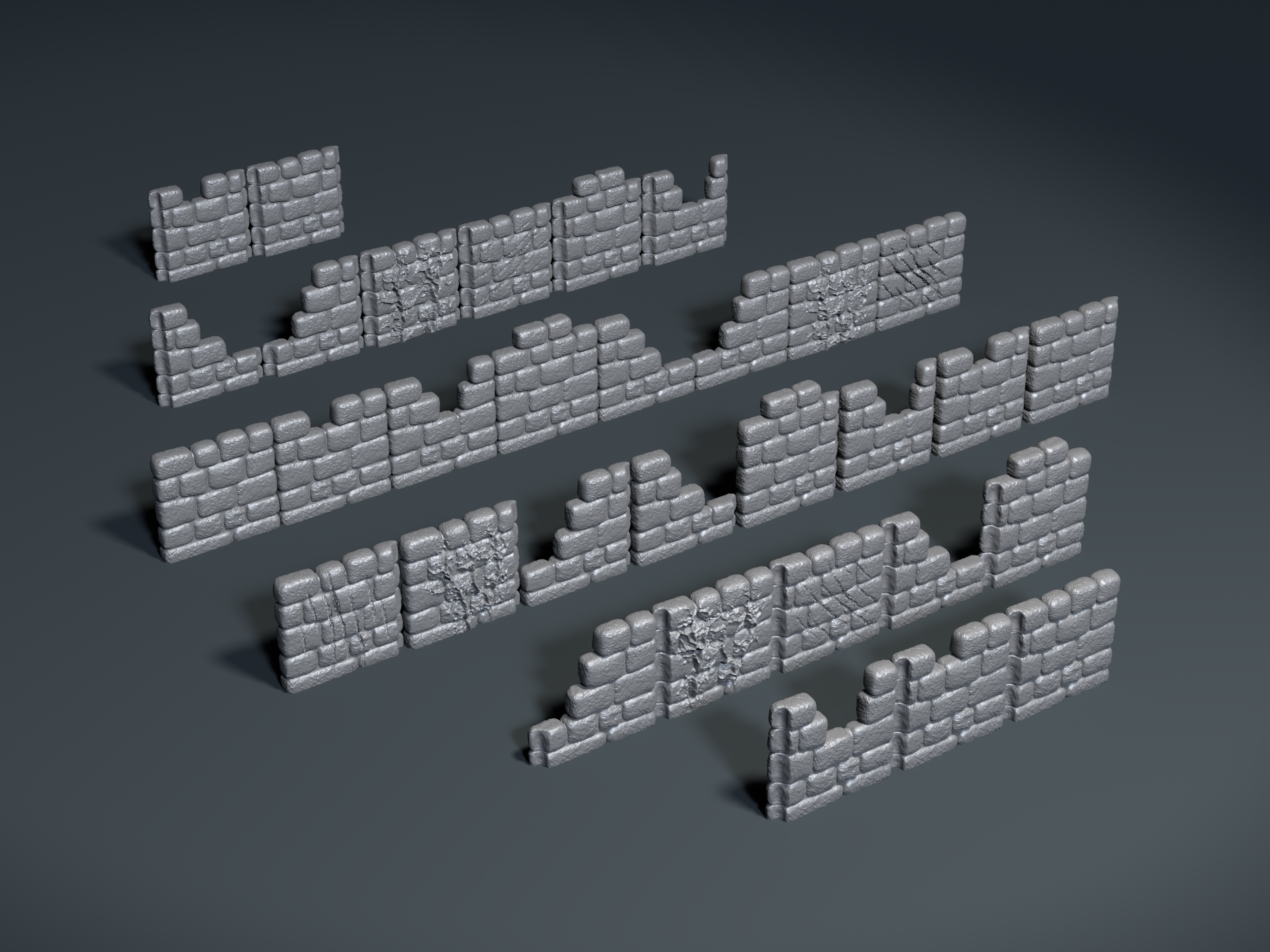 Dynamod Game System - Walls Pack 2