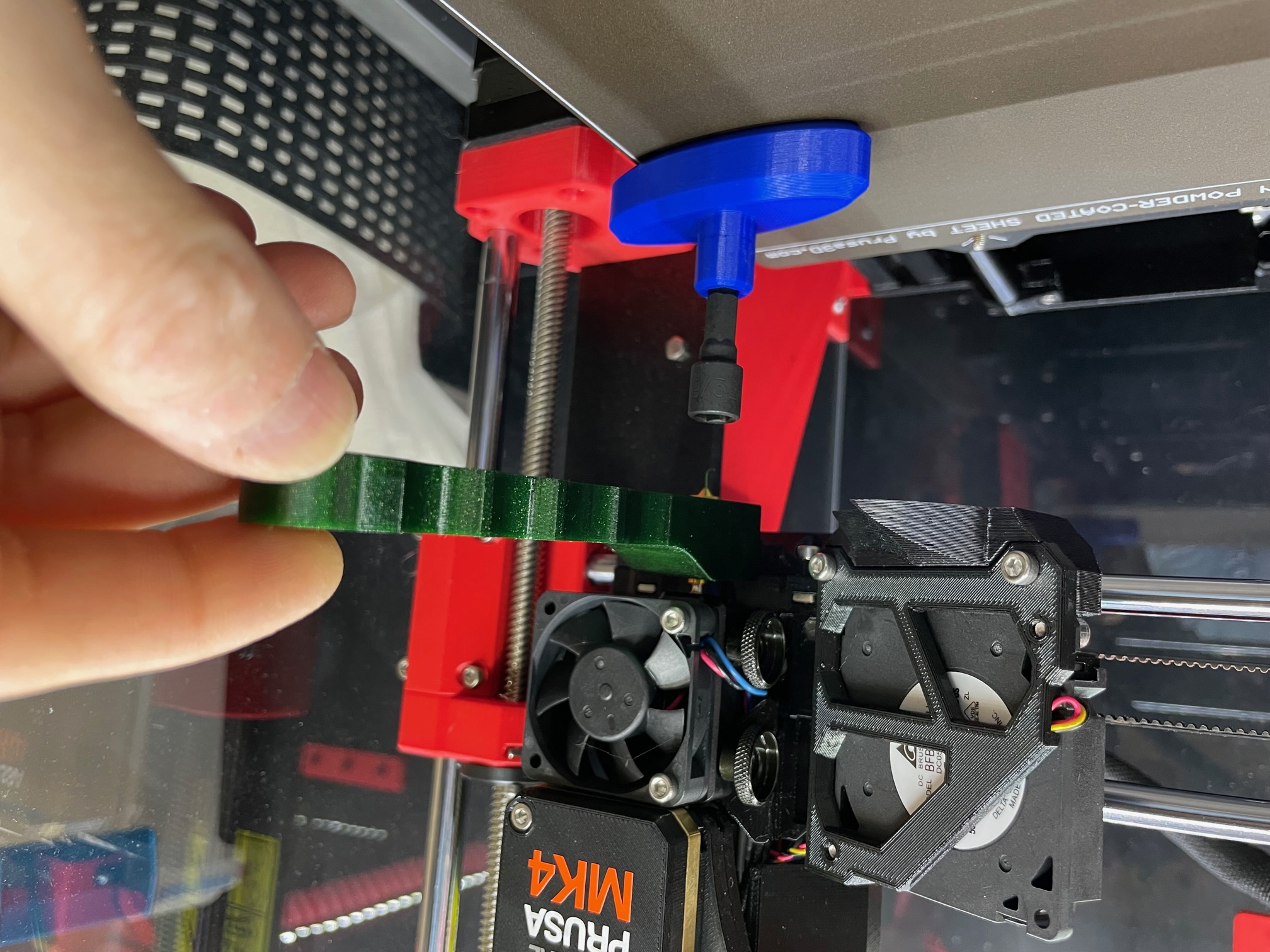 Nextruder cold heat block holder
