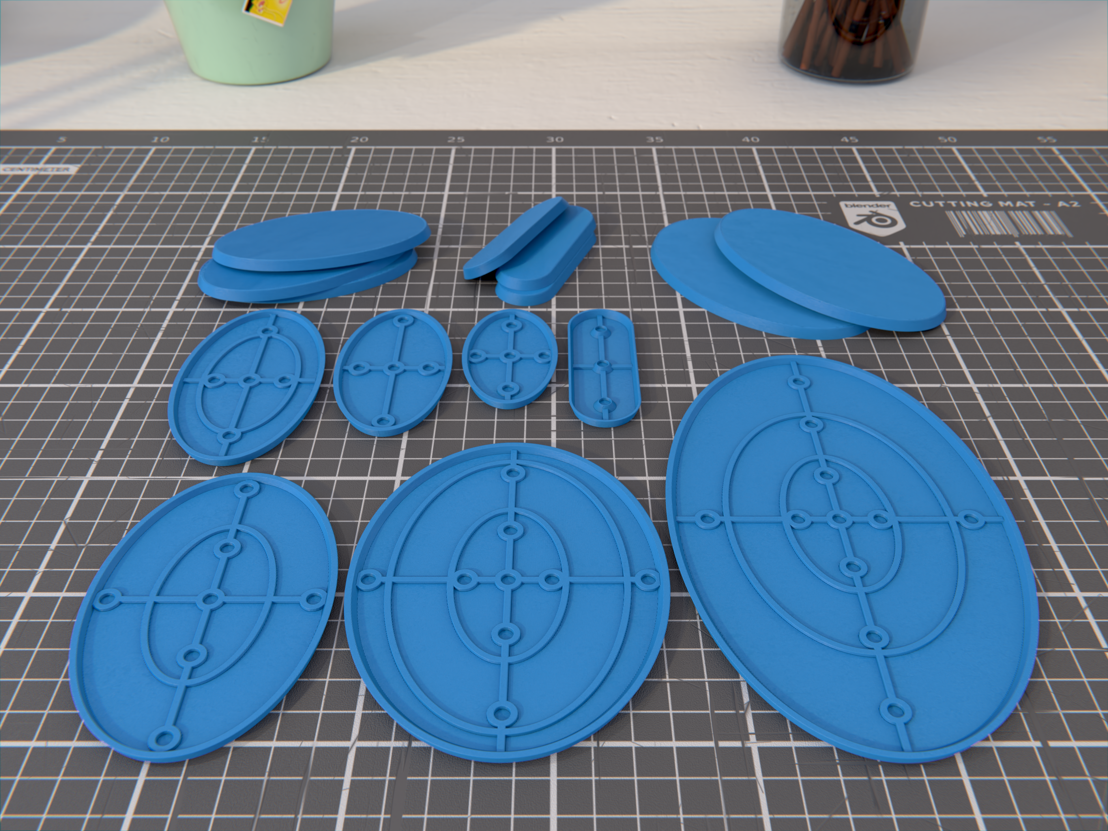 Oval Bases for Wargames