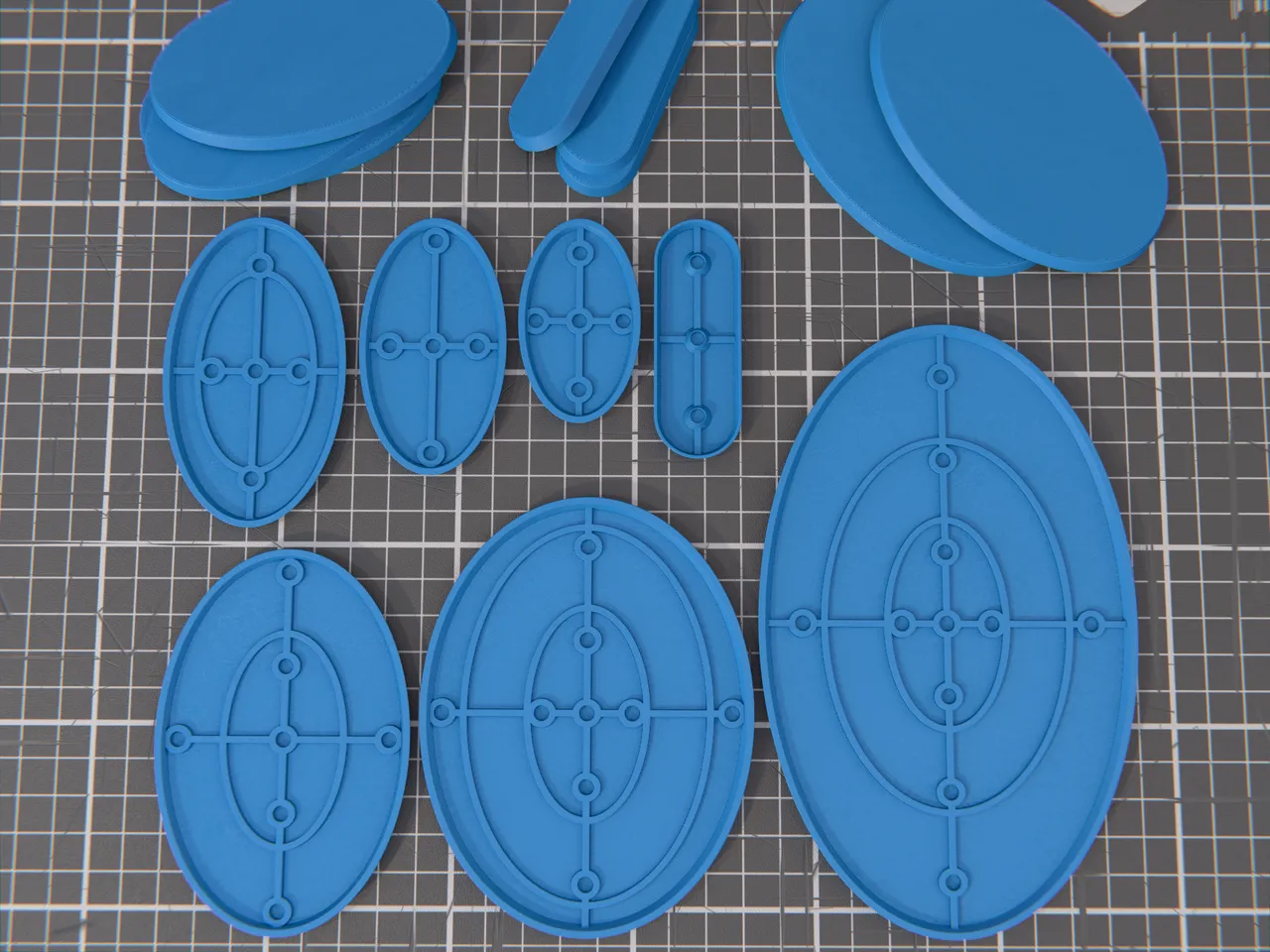 3x 92x120mm Oval MDF Bases Miniature Warhammer AoS 40K FREE SHIPPING US SELLER E - Foto 11
