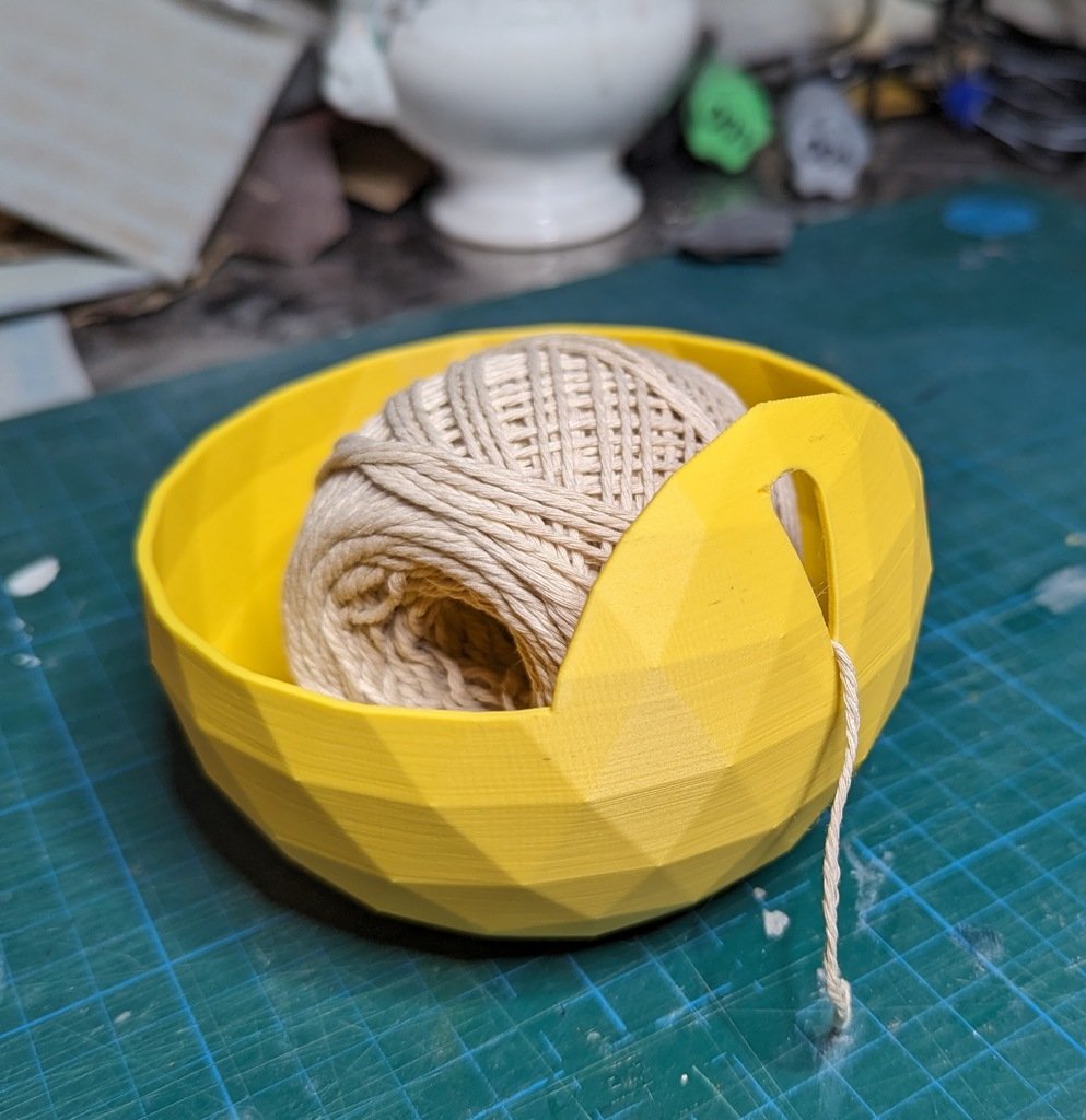 String and Yarn Dispenser Bowl by DrKronos | Download free STL model ...