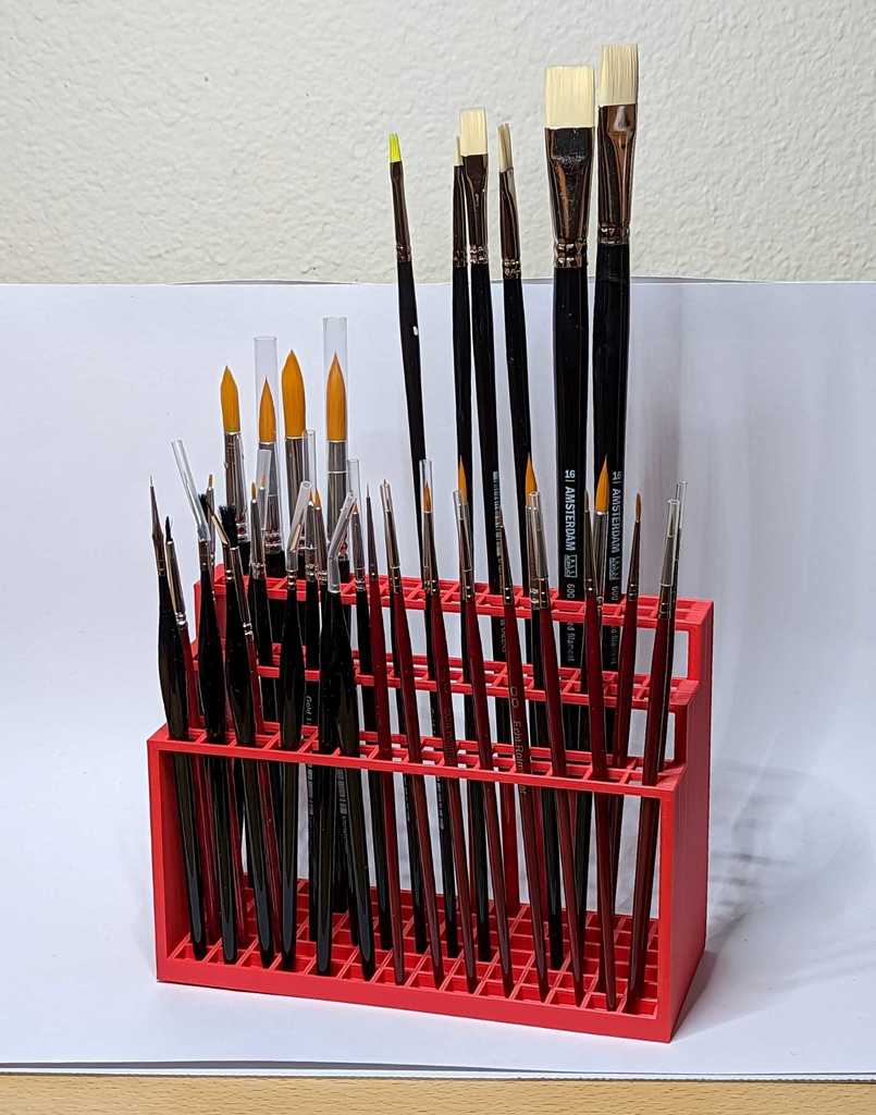 Paintbrush Holder, up to 84 Brushes