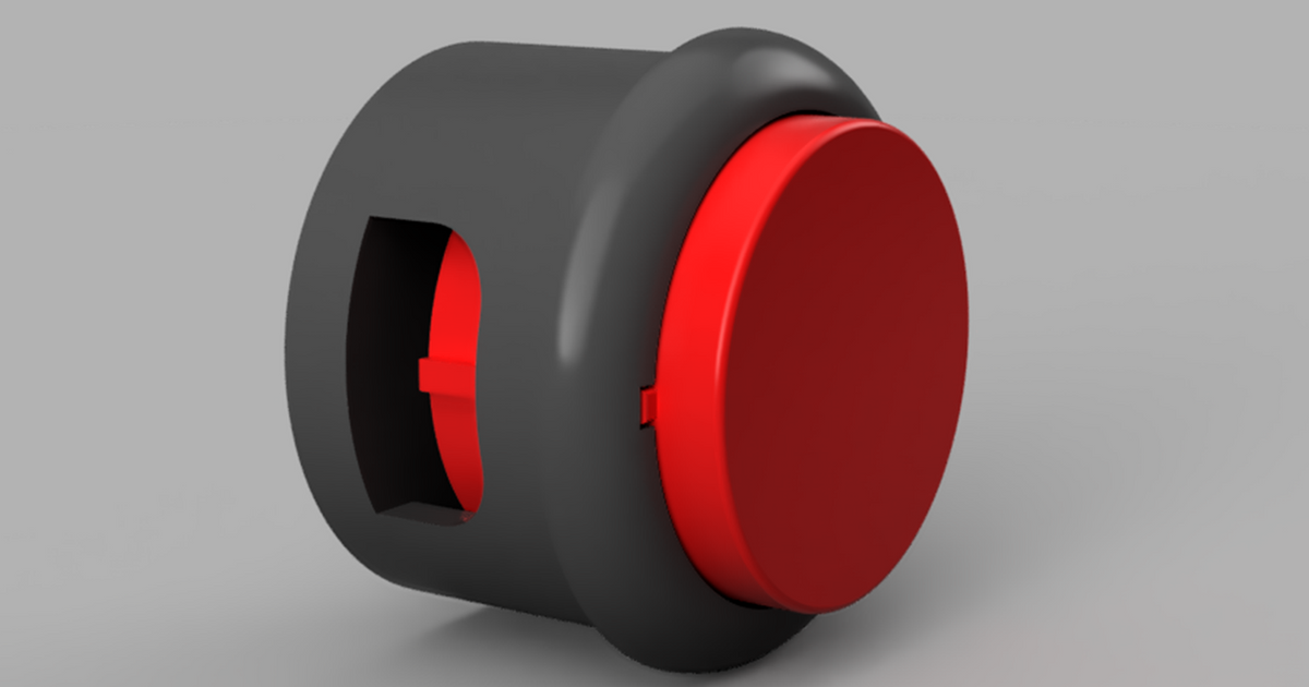 Functional Arcade Button by Cristian Mihai Download free STL model