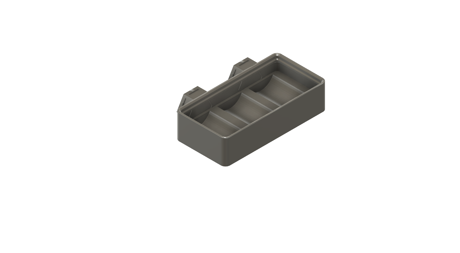 Bearing holder with hex honeycomb Hex attachment 3D model thumbnail
