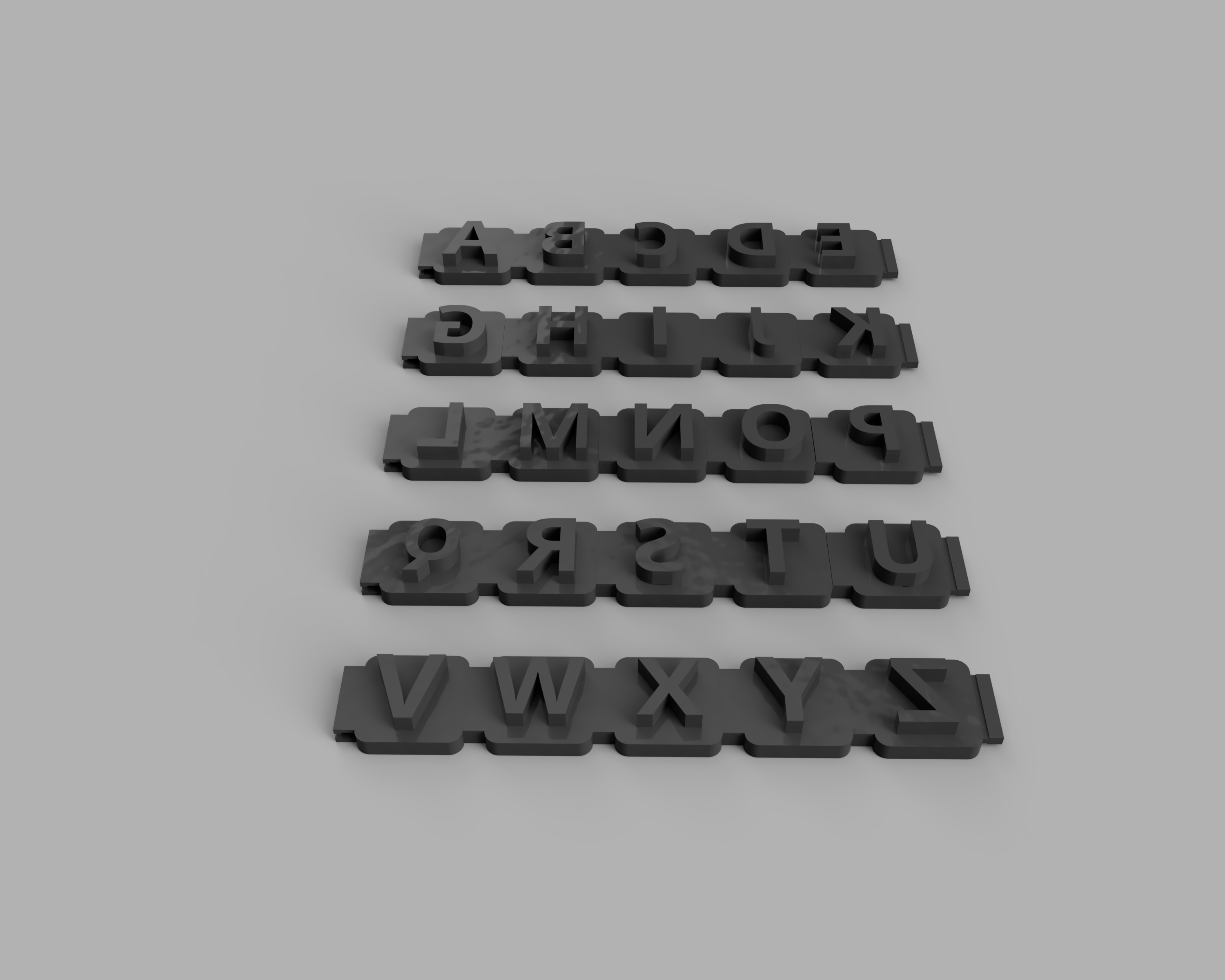 modular name sand stamp