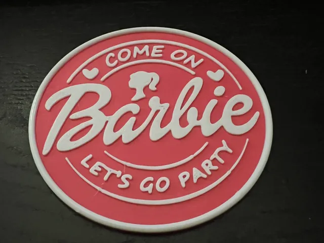Barbie Drink Coaster