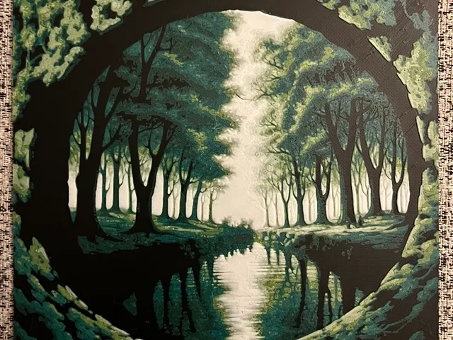 Tree Portal (Filament Painting)