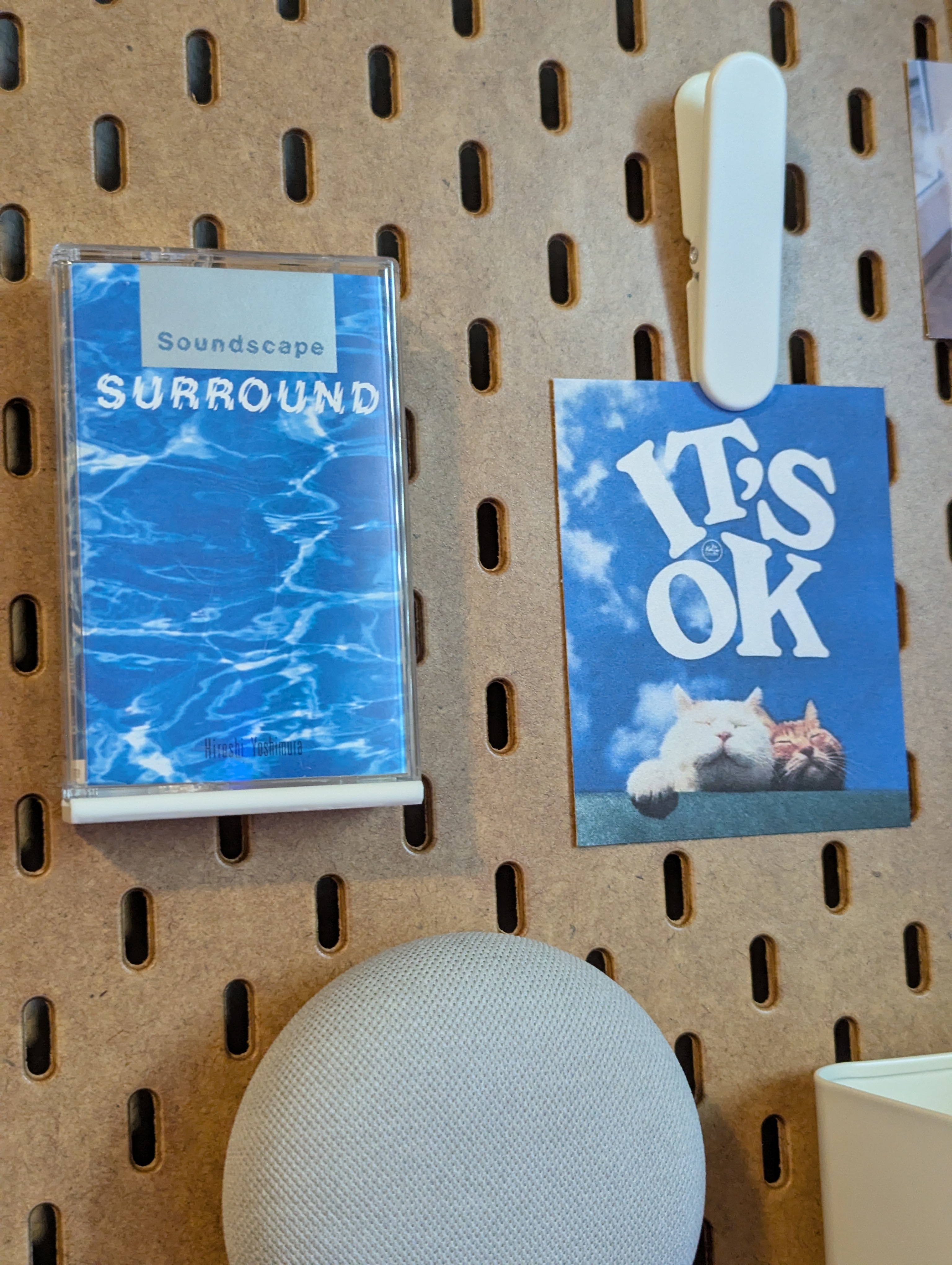 IKEA Skadis Cassette Tape Display