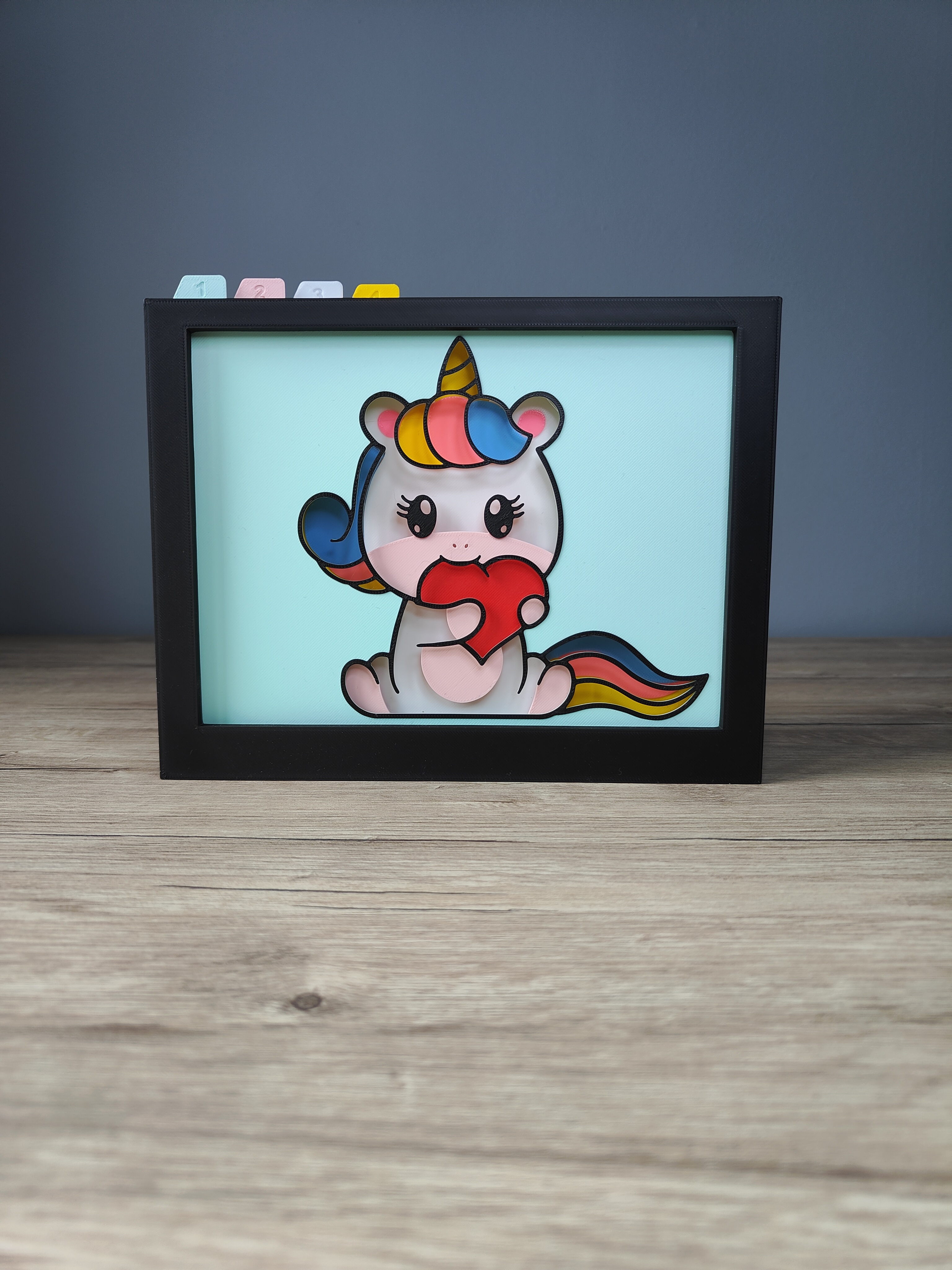 Unicorn Shadow Box