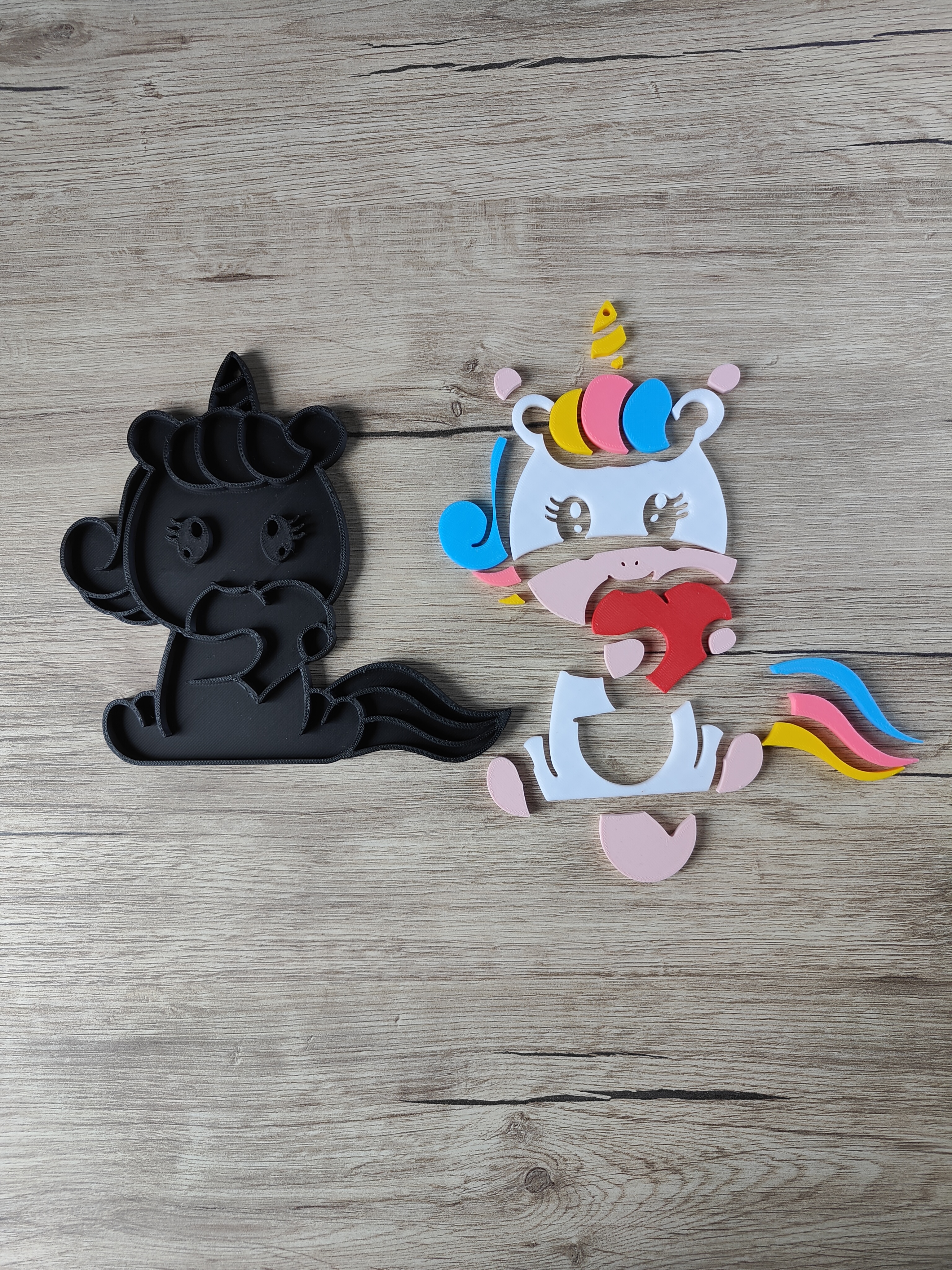 Miniatura 5 do modelo 3D Unicorn Keychain