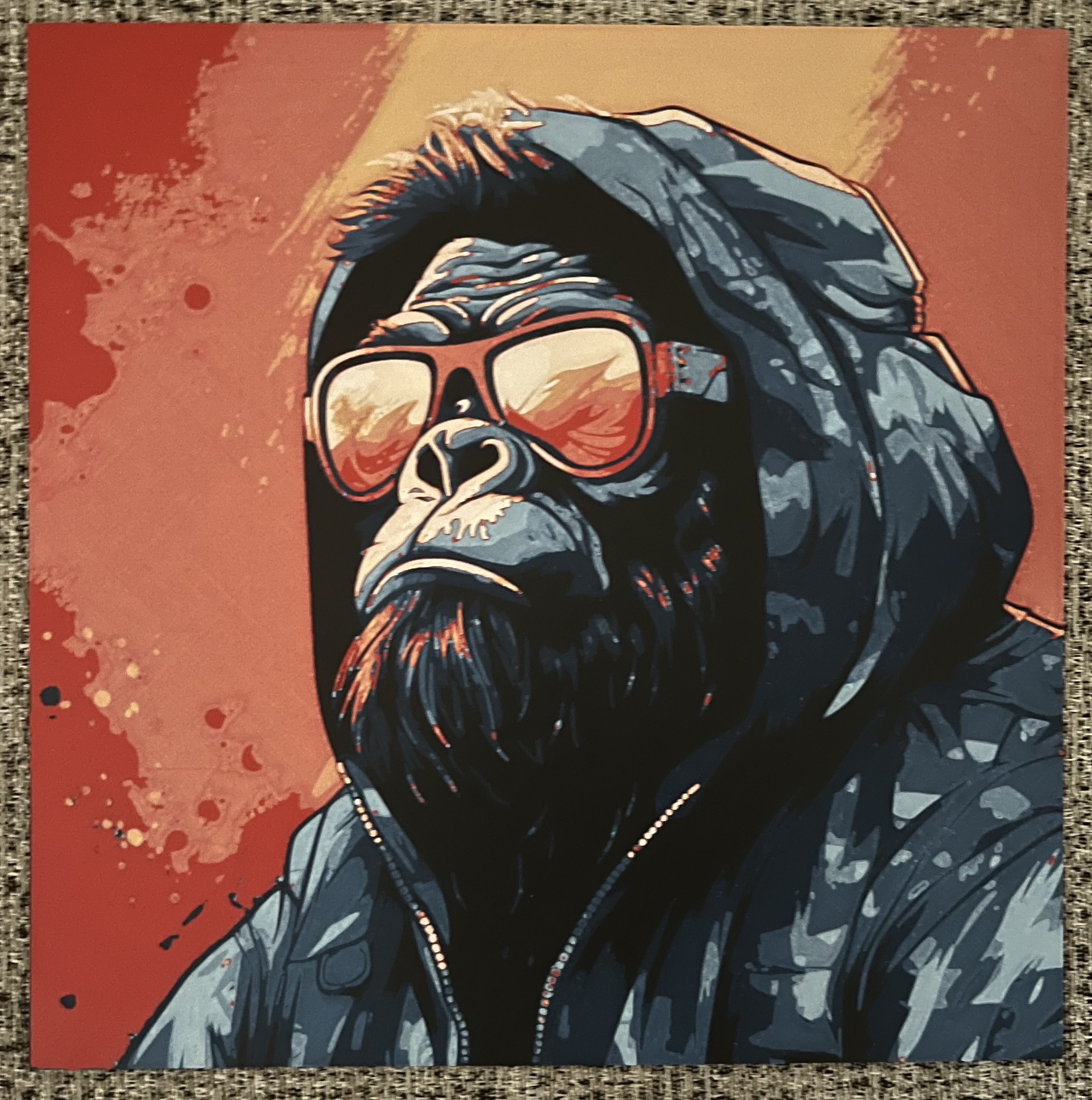 Gorilla - Pop Art Style (Filament Painting)