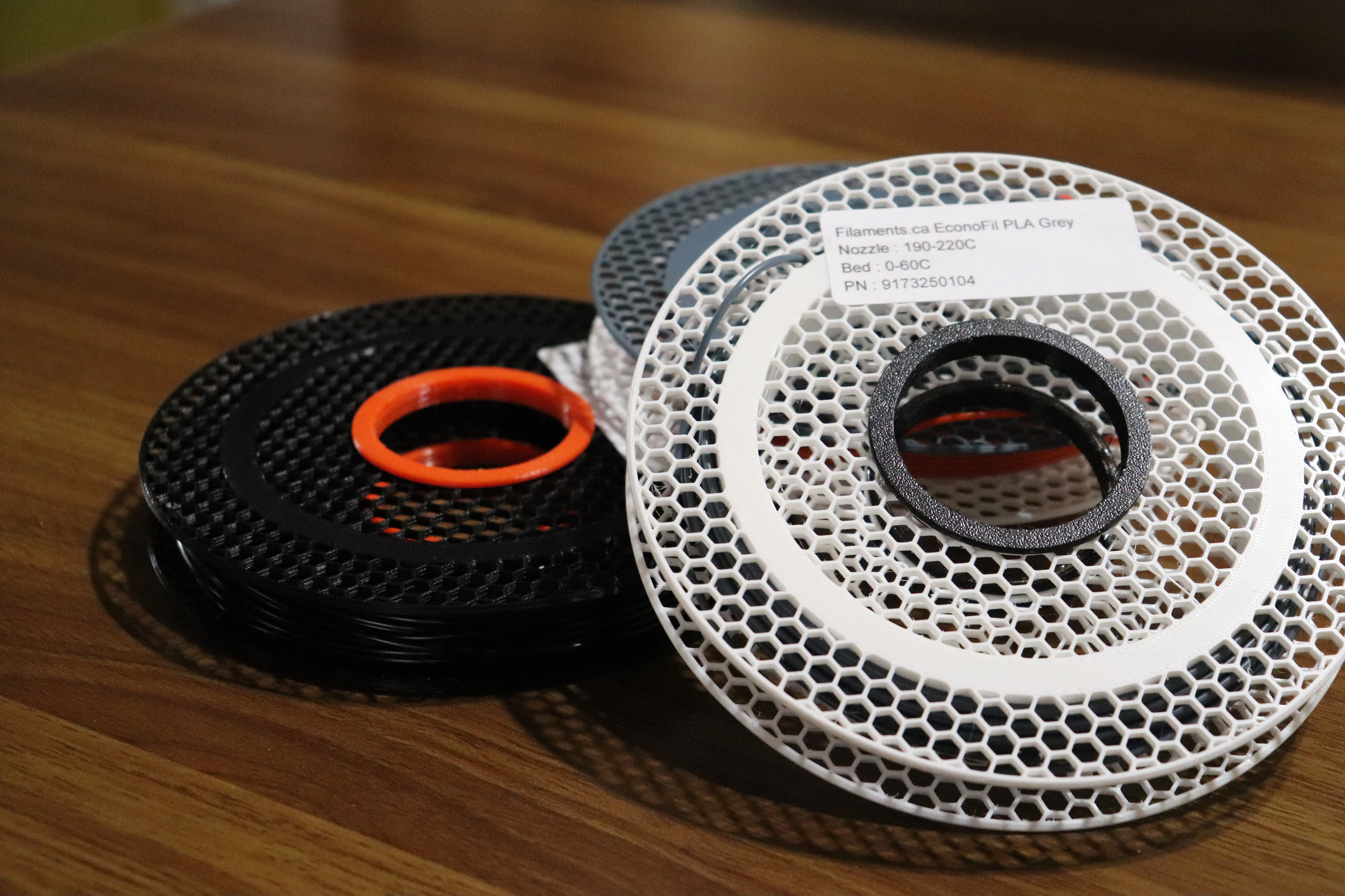 Filament Sample Spool TPU Anti-Slip Ring