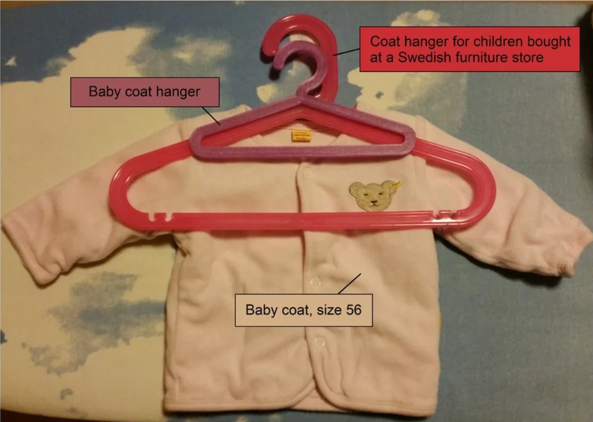 Baby Coat Hanger (Newborn, Infant)