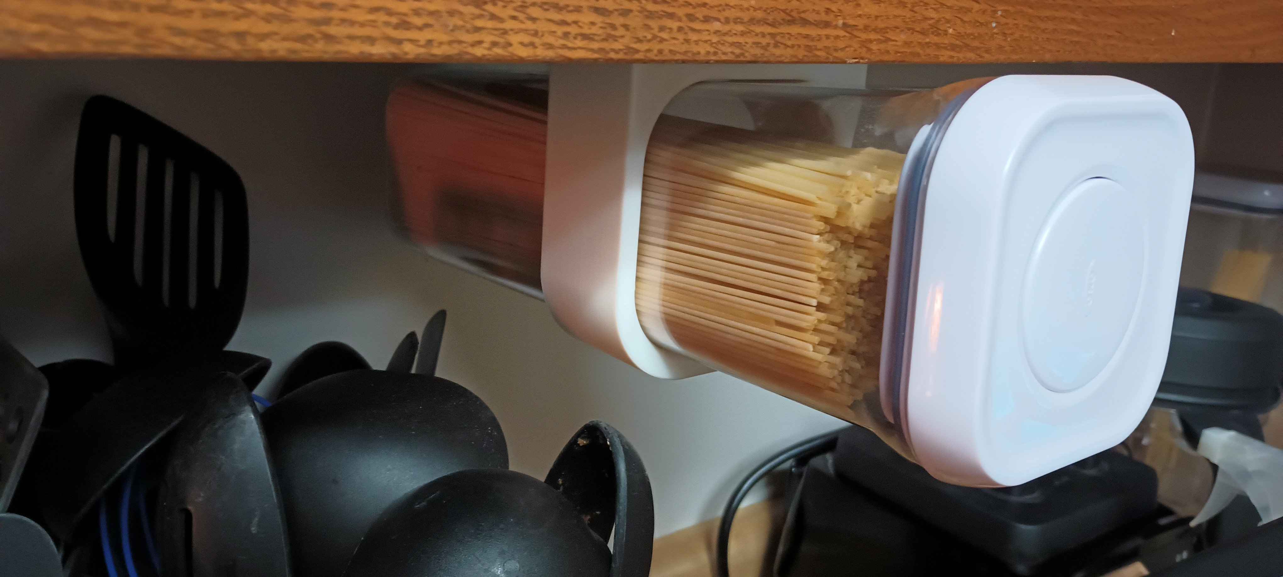 OXO Pop Pasta Container horizontal under mount by Joe Sacher